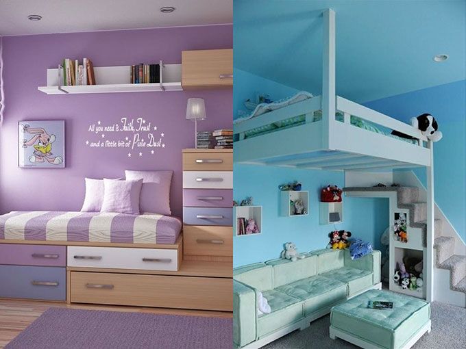 Qué colores elegir para decorar el dormitorio de una niña? Bebe, nena,  princesa. 
